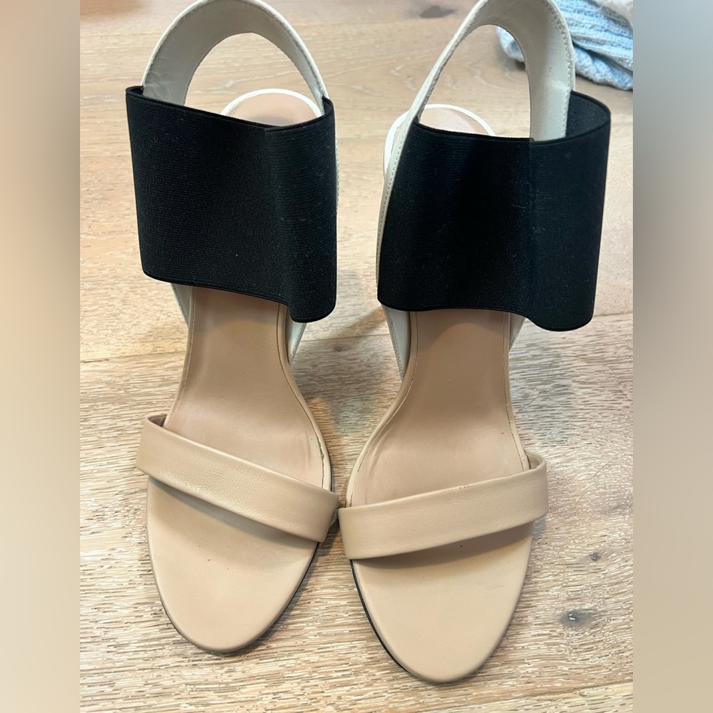Colorblocked Sandal Heel